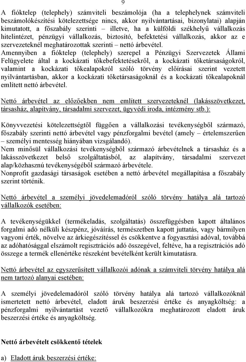 Amennyiben a fióktelep (telephely) szerepel a Pénzügyi Szervezetek Állami Felügyelete által a kockázati tőkebefektetésekről, a kockázati tőketársaságokról, valamint a kockázati tőkealapokról szóló