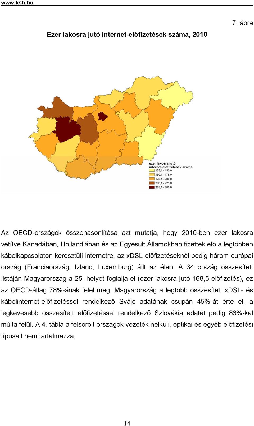 internetre, az xdsl-előfizetéseknél pedig három európai ország (Franciaország, Izland, Luxemburg) állt az élen. A 34 ország összesített listáján Magyarország a 25.