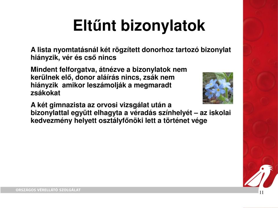 hiányzik amikor leszámolják a megmaradt zsákokat A két gimnazista az orvosi vizsgálat után a