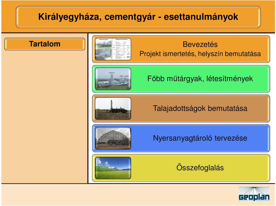 bemutatása bb m tárgyak, létesítmények