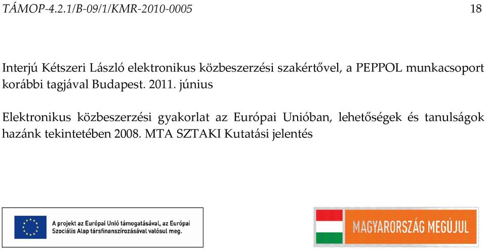 közbeszerzési szakértővel, a PEPPOL munkacsoport korábbi tagjával Budapest.