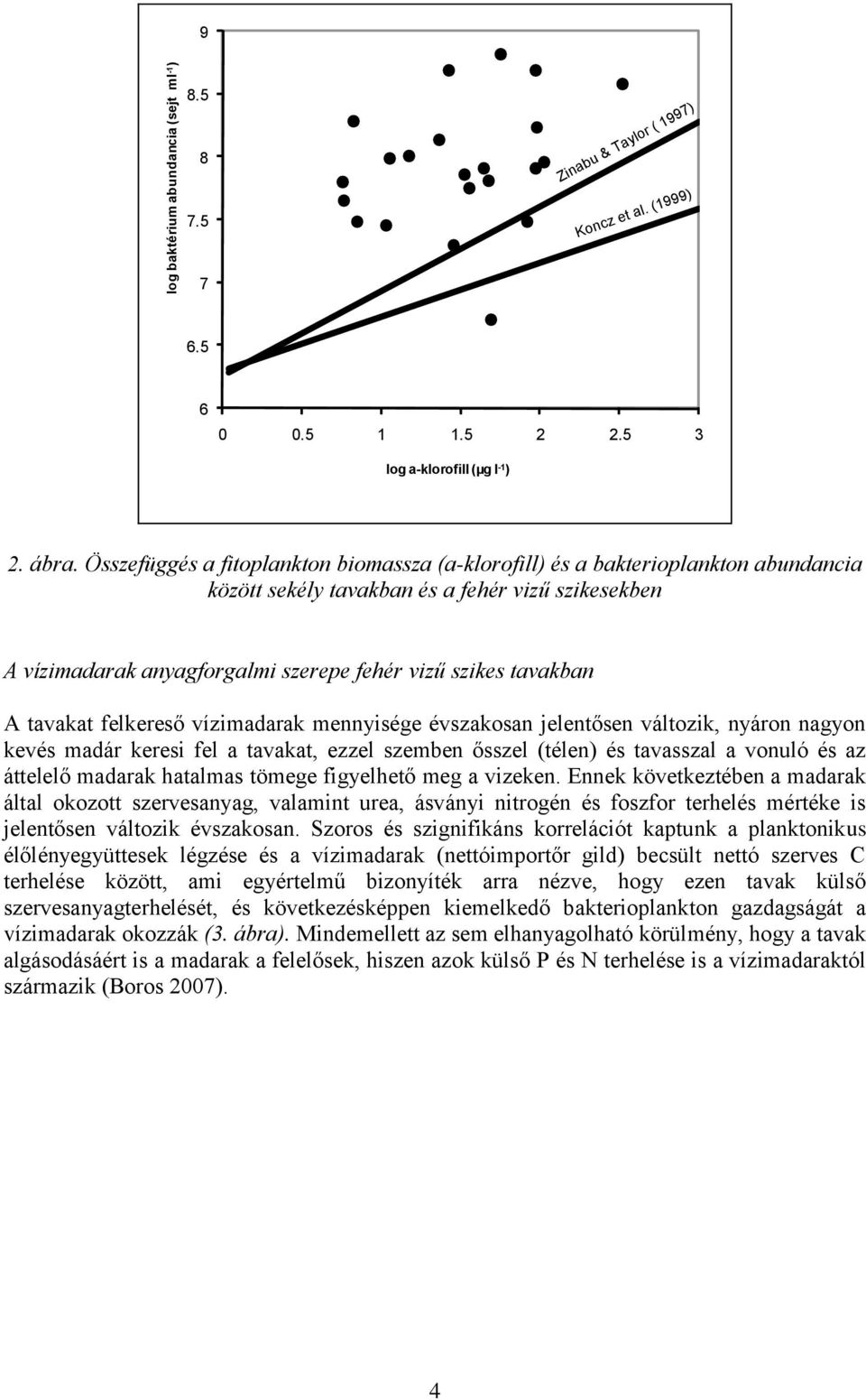 tavakat felkereső vízimadarak mennyisége évszakosan jelentősen változik, nyáron nagyon kevés madár keresi fel a tavakat, ezzel szemben ősszel (télen) és tavasszal a vonuló és az áttelelő madarak