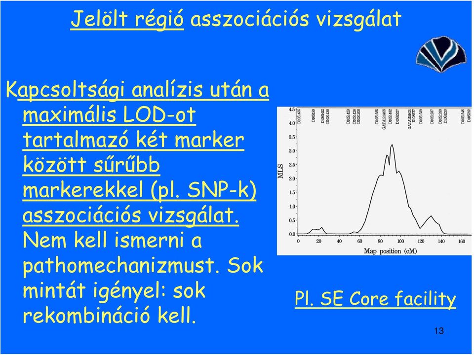 (pl. SNP-k) asszociációs vizsgálat.