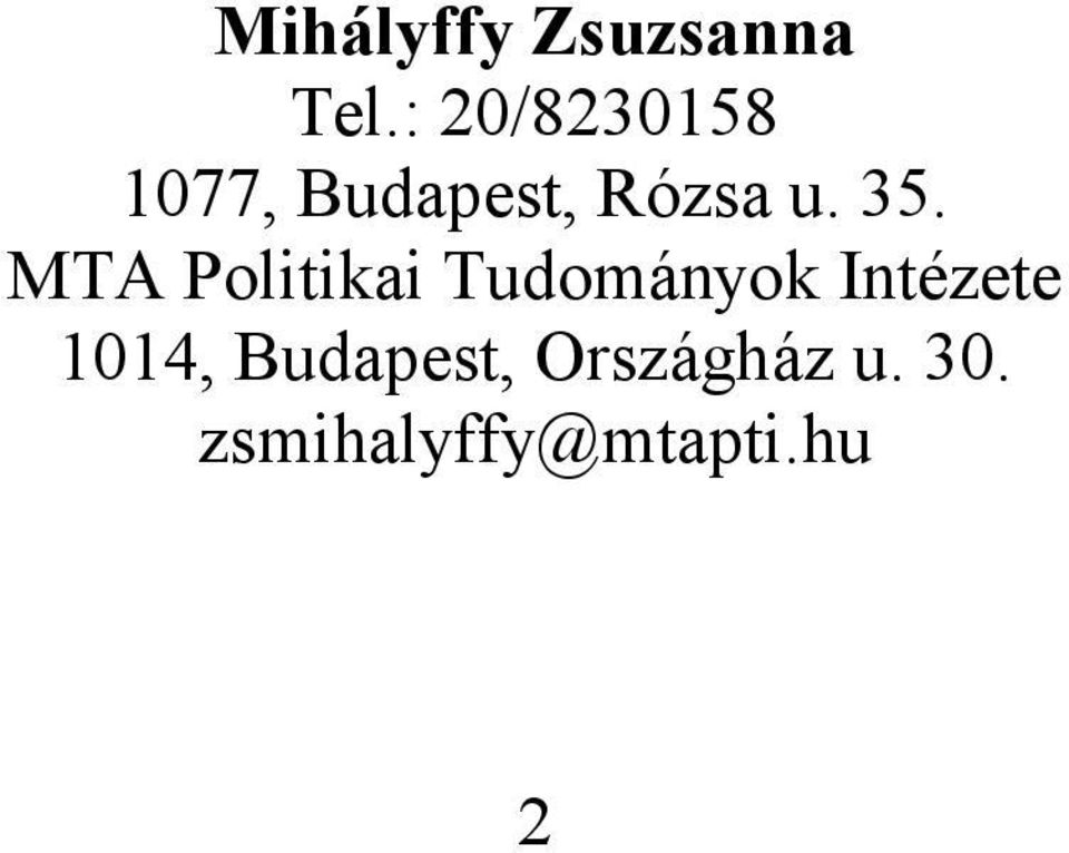 35. MTA Politikai Tudományok Intézete