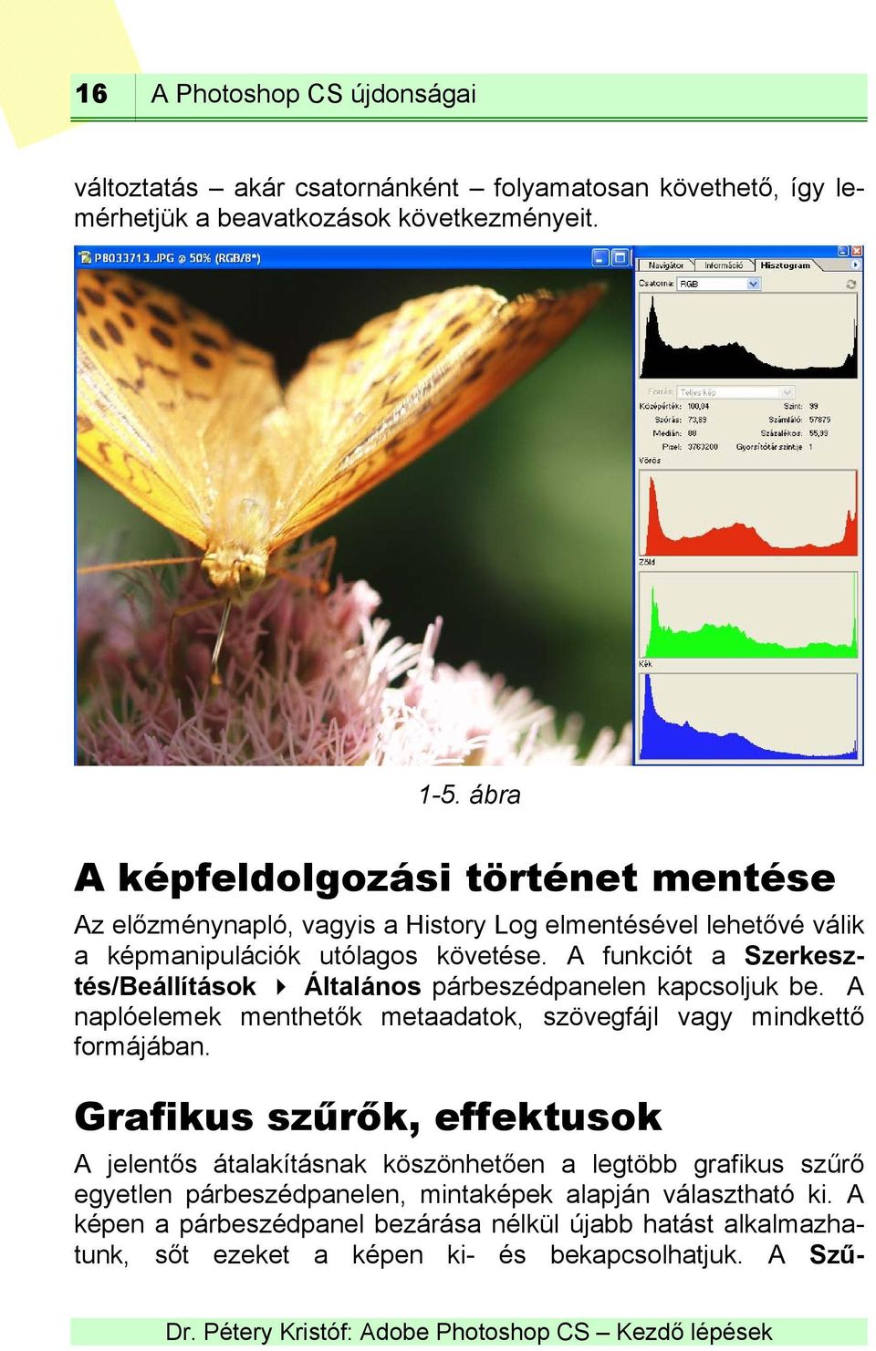 A funkciót a Szerkesztés/Beállítások Általános párbeszédpanelen kapcsoljuk be. A naplóelemek menthetők metaadatok, szövegfájl vagy mindkettő formájában.