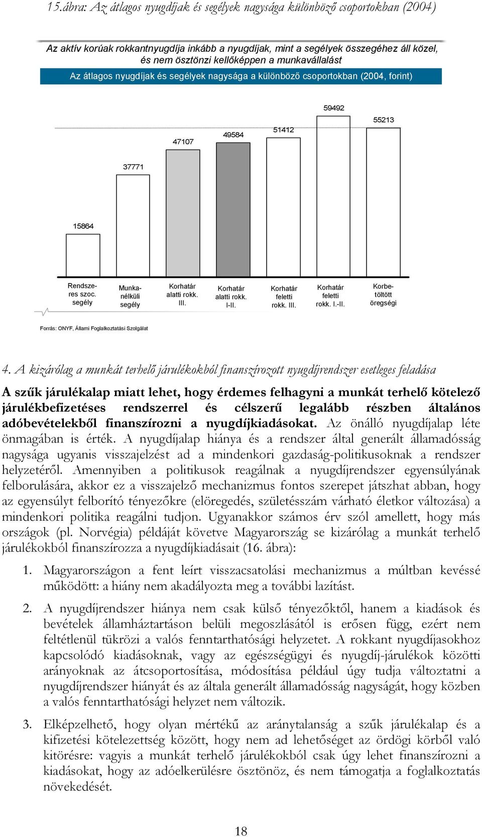 segély Munkanélküli segély Korhatár alatti rokk. III. Korhatár alatti rokk. I-II. Korhatár feletti rokk. III. Korhatár feletti rokk. I.-II. Korbetöltött öregségi Forrás: ONYF, Állami Foglalkoztatási Szolgálat 4.