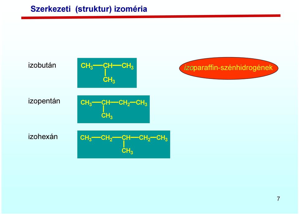 izoparaffin-szénhidrogének