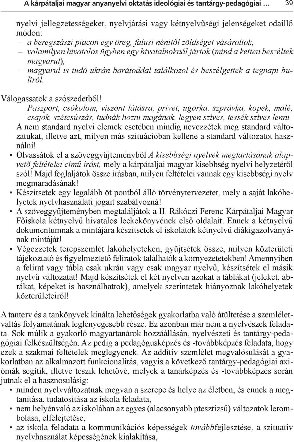 buliról. Válogassatok a szószedetből!