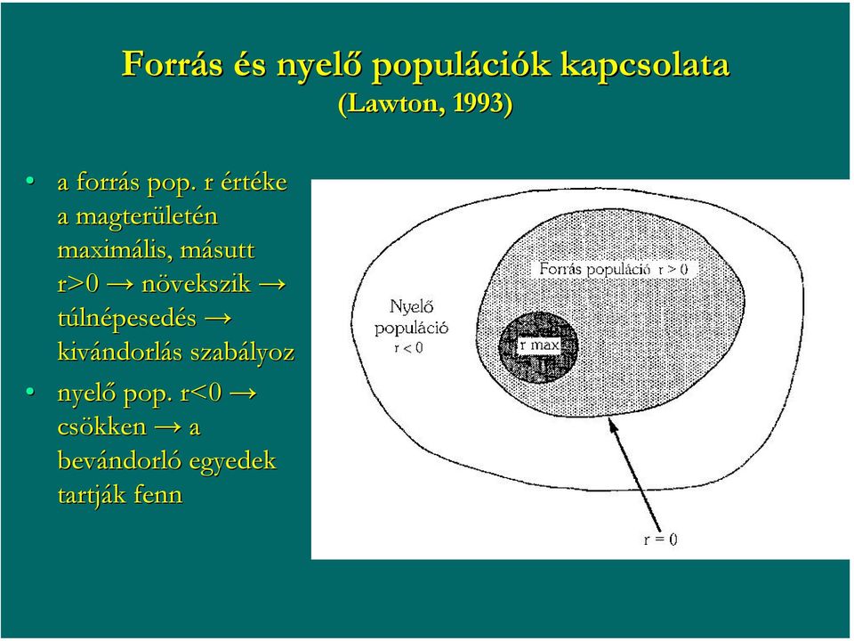 növekszik túlnépesedés kivándorlás szabályoz nyelő