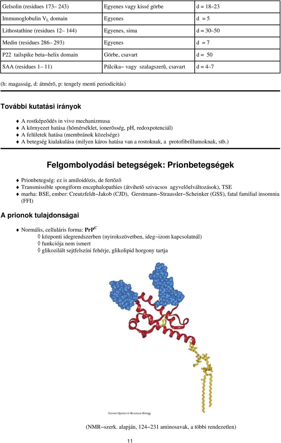 rostképzõdés in vivo mechanizmusa A környezet hatása (hõmérséklet, ionerõsség, ph, redoxpotenciál) A felületek hatása (membránok közelsége) A betegség kialakulása (milyen káros hatása van a