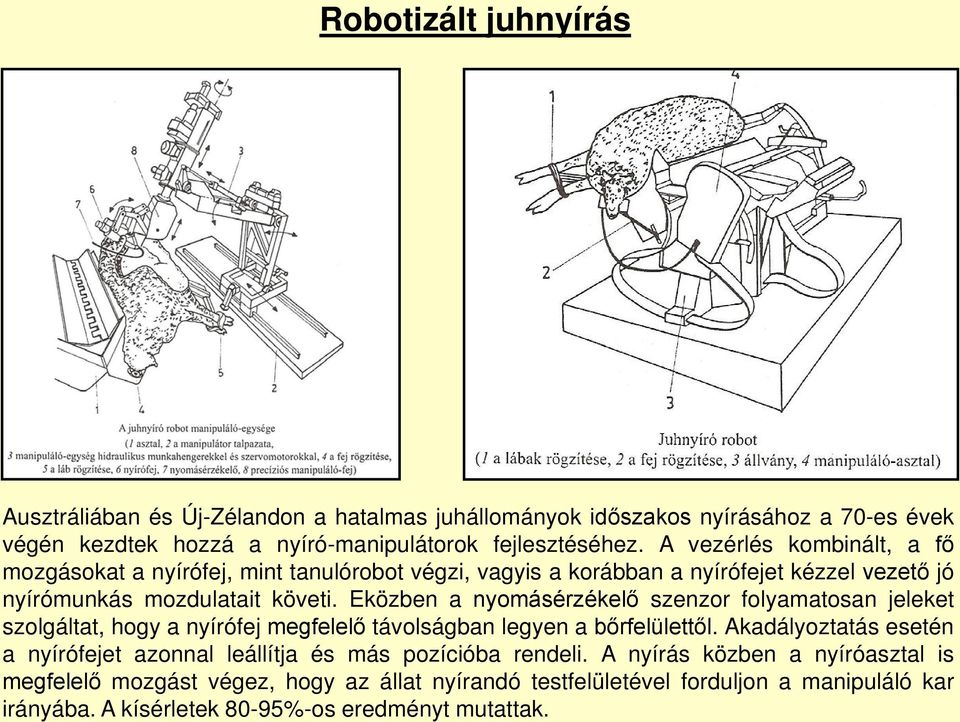 Eközben a nyomásérzékelő szenzor folyamatosan jeleket szolgáltat, hogy a nyírófej megfelelő távolságban legyen a bőrfelülettől.