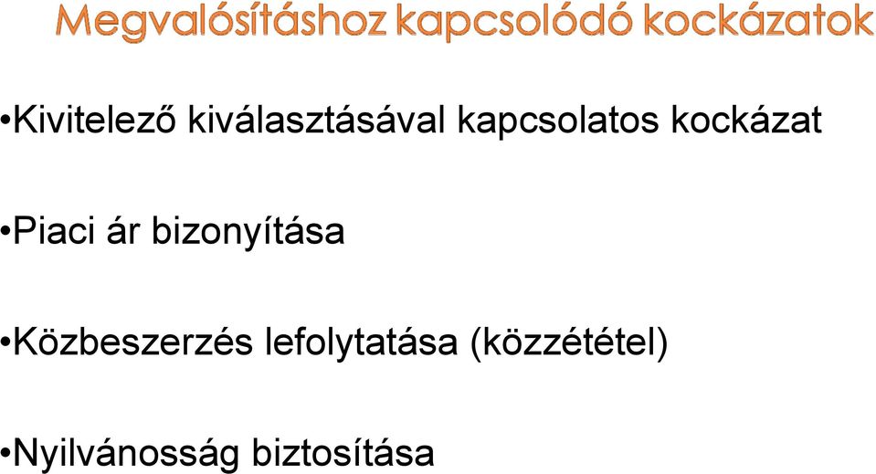 bizonyítása Közbeszerzés