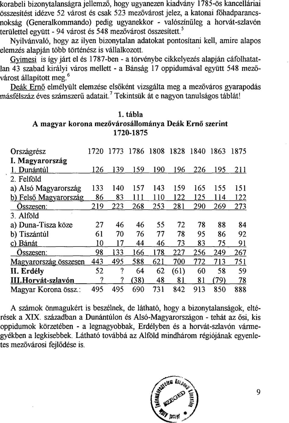 5 Nyilvánvaló, hogy az ilyen bizonytalan adatokat pontosítani kell, amire alapos elemzés alapján több történész is vállalkozott.