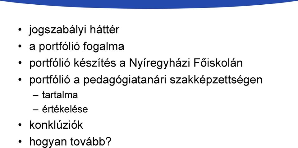 portfólió a pedagógiatanári