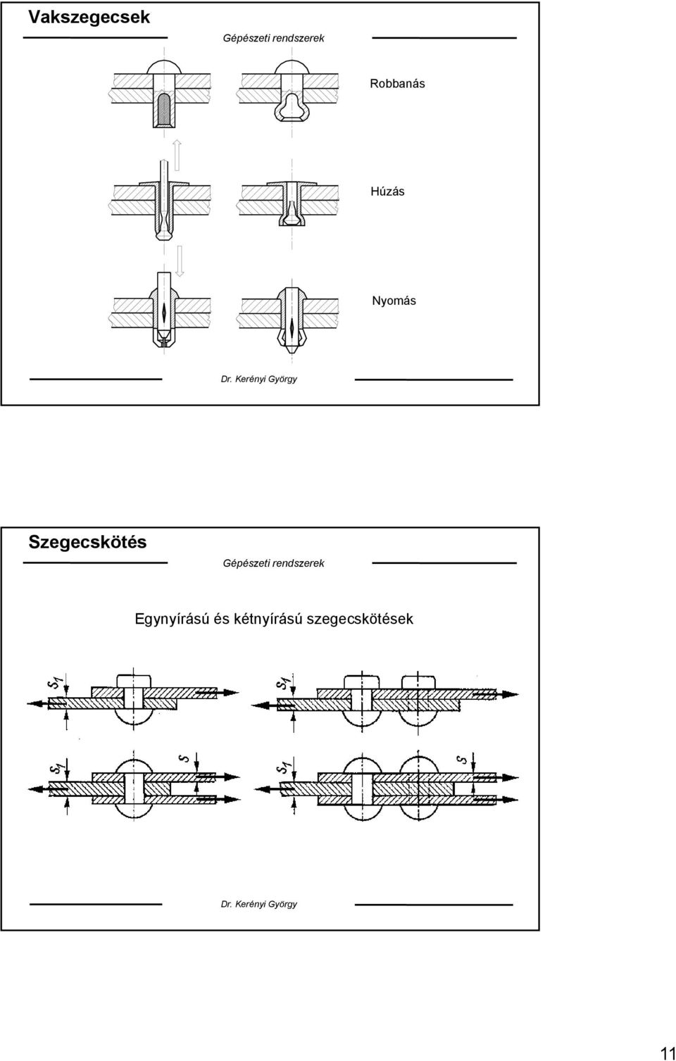 Szegecskötés