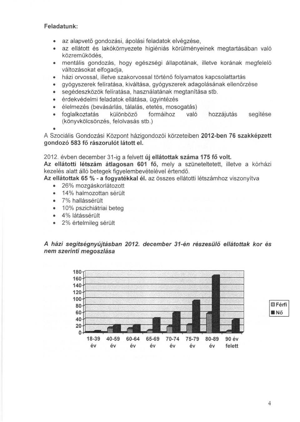 segédeszközök felíratása, használatának megtanítása stb.