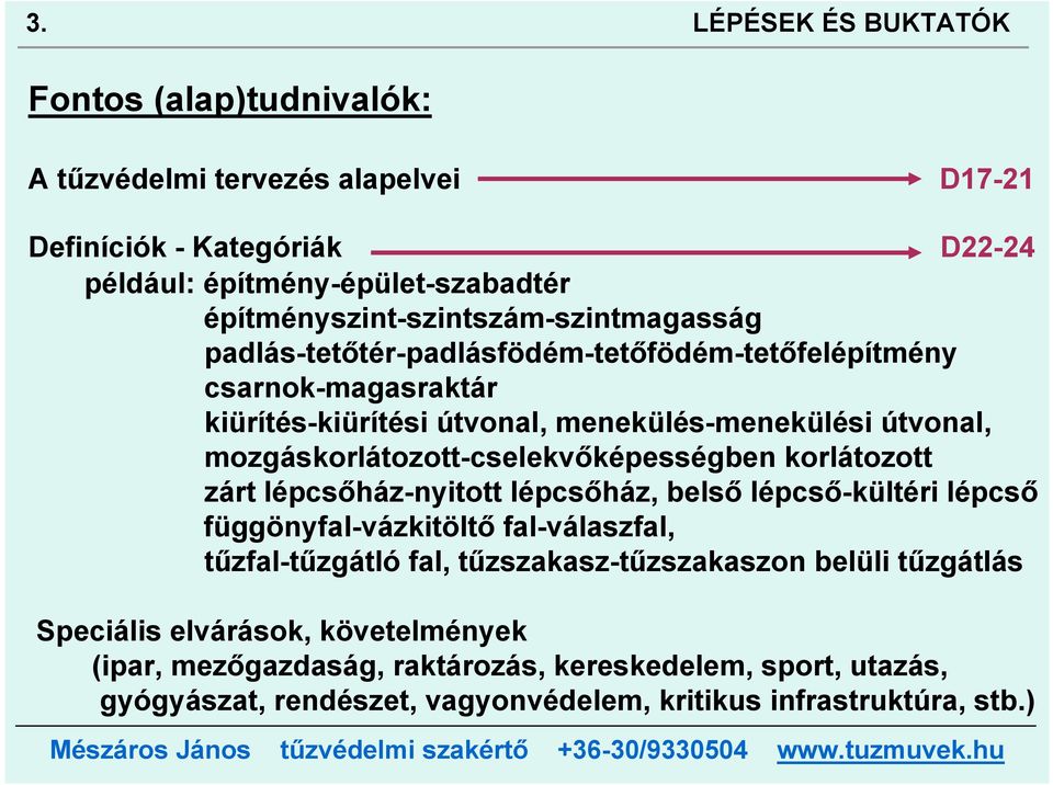 korlátozott zárt lépcsőház-nyitott lépcsőház, belső lépcső-kültéri lépcső függönyfal-vázkitöltő fal-válaszfal, tűzfal-tűzgátló fal, tűzszakasz-tűzszakaszon belüli