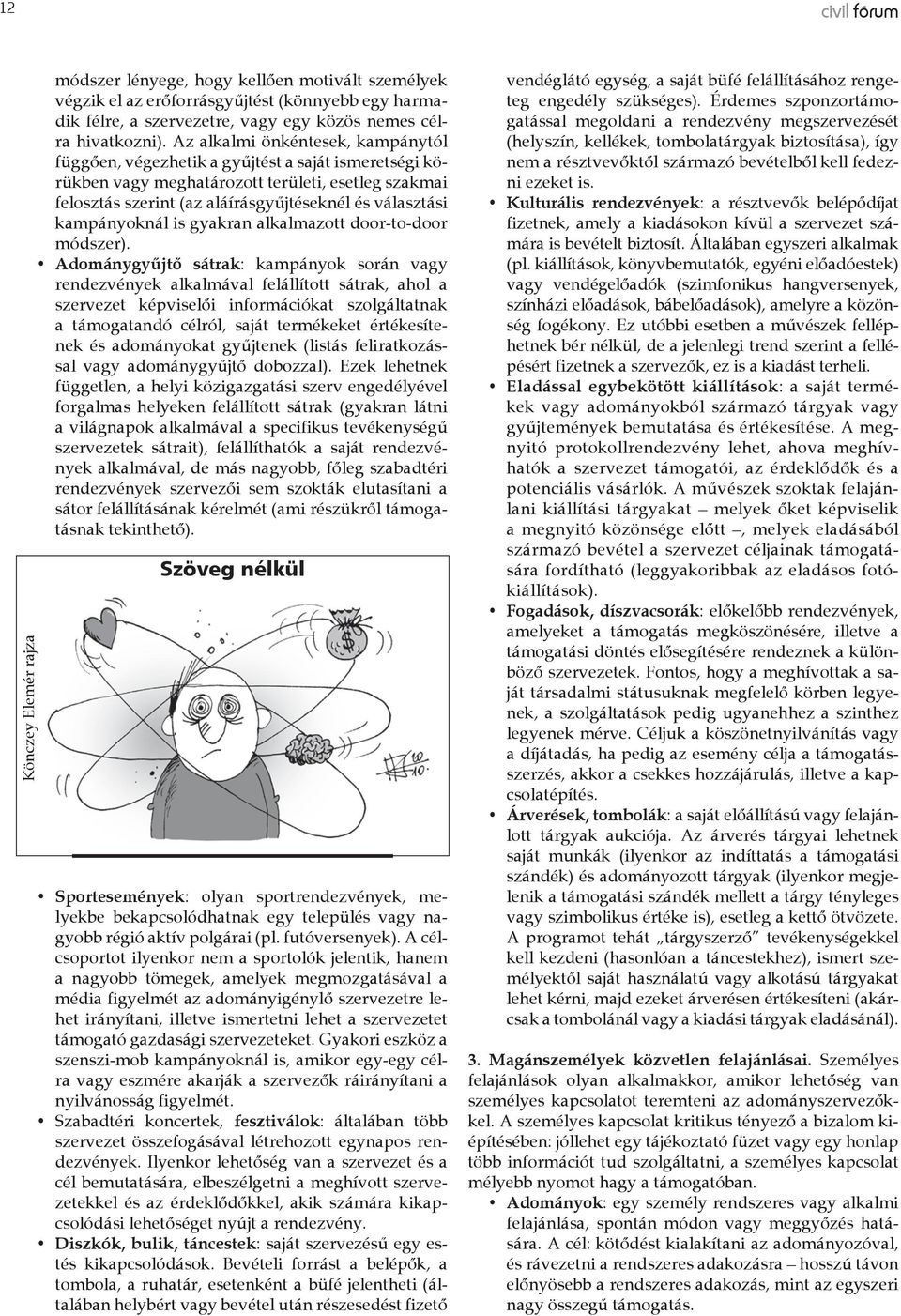 kampányoknál is gyakran alkalmazott door-to-door módszer).