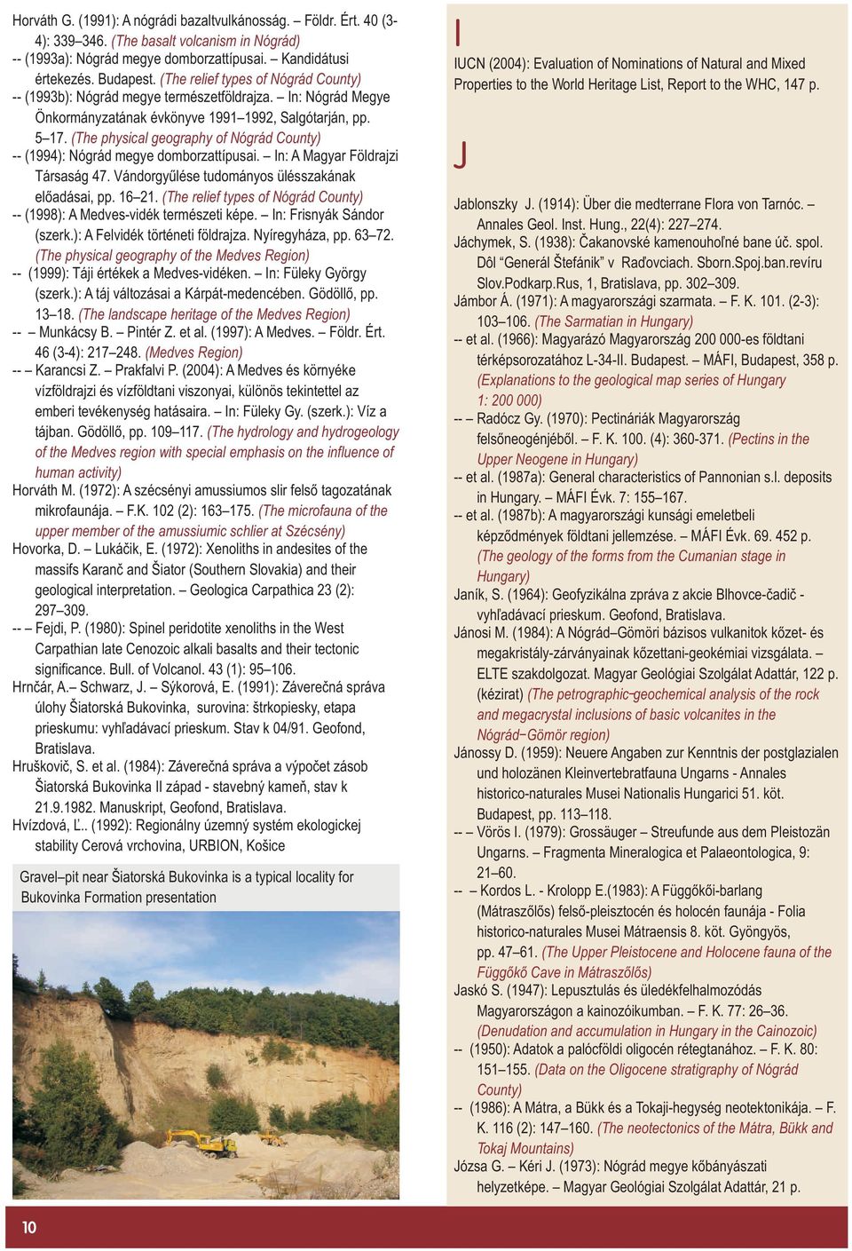 (The physical geography of Nógrád County) -- (1994): Nógrád megye domborzattípusai. In: A Magyar Földrajzi Társaság 47. Vándorgyûlése tudományos ülésszakának elõadásai, pp. 16 21.