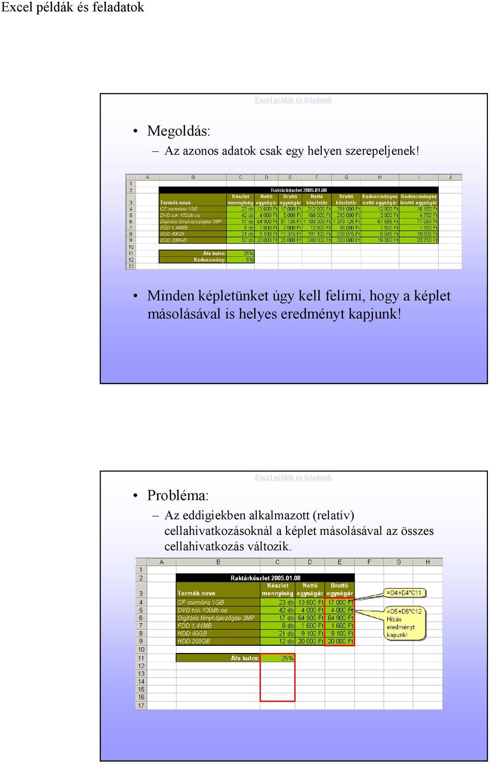 helyes eredményt kapjunk!