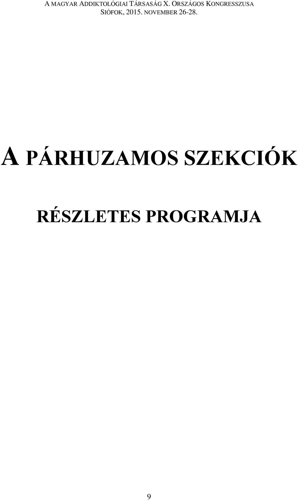 SZEKCIÓK