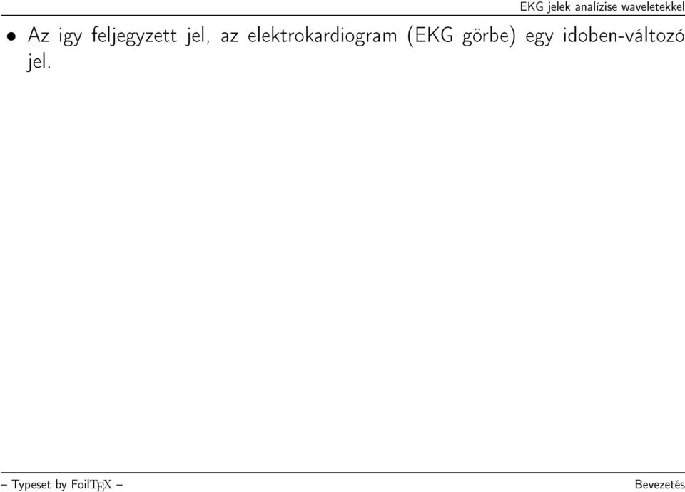 elektrokardiogram (EKG