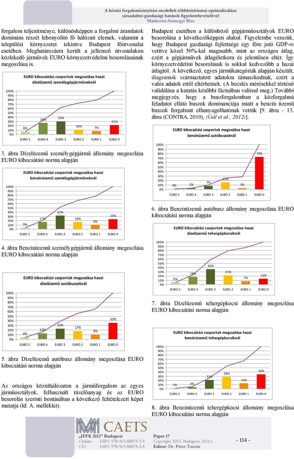 ábra Dízelüzemű személygépjármű állomány megoszlása 1 9 8 7 3 1 benzinüzemű személygépjárműveknél 3% 17% 32% 16% 9% 23% 4.