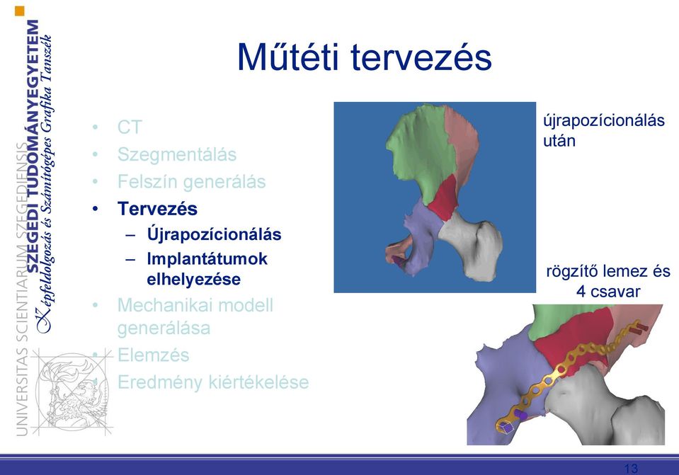 Mechanikai modell generálása Elemzés Eredmény