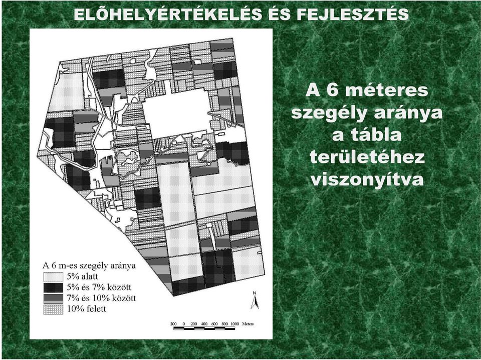 szegély aránya a tábla