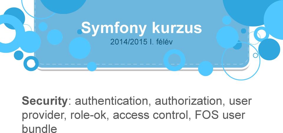 authorization, user provider,