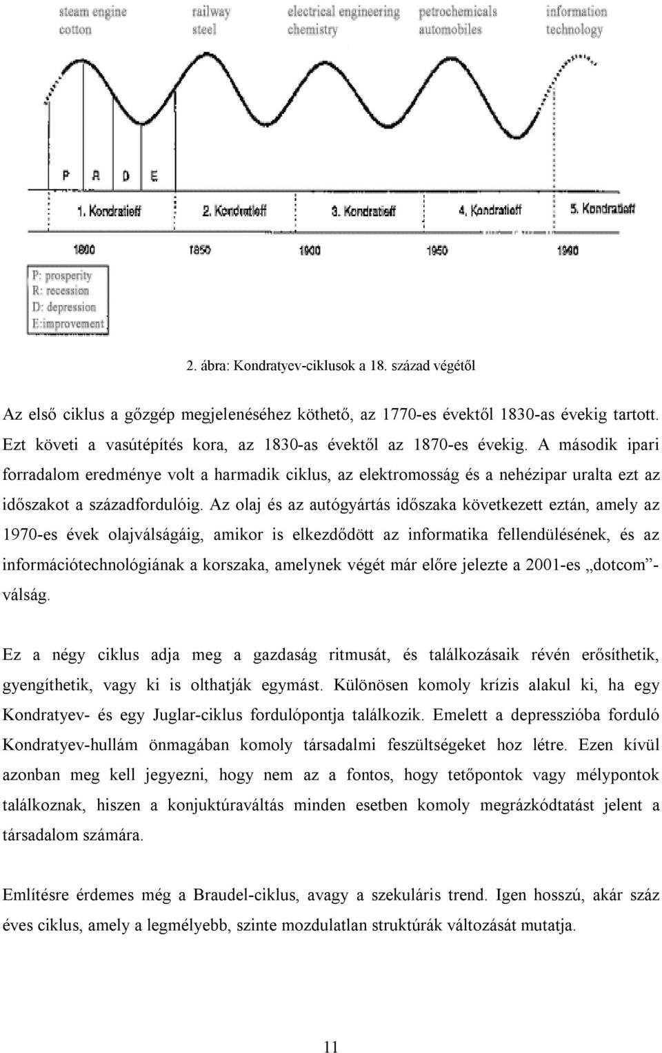 A második ipari forradalom eredménye volt a harmadik ciklus, az elektromosság és a nehézipar uralta ezt az időszakot a századfordulóig.