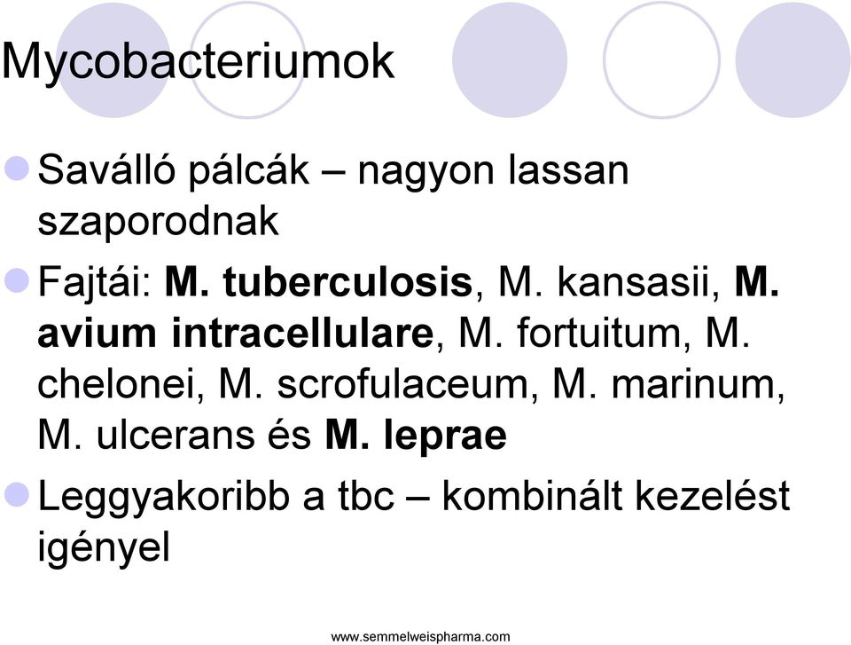 avium intracellulare, M. fortuitum, M. chelonei, M.