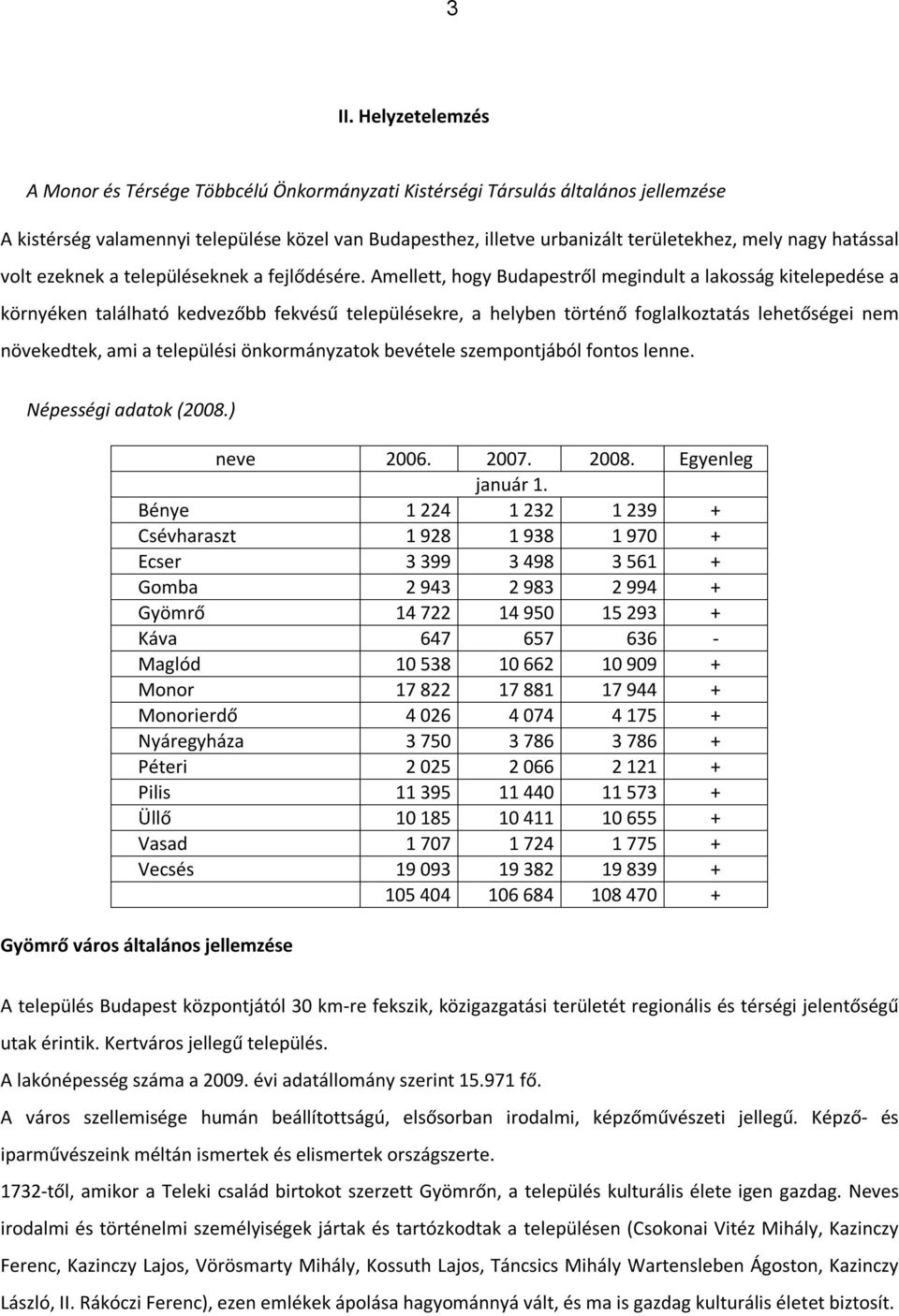 Amellett, hogy Budapestről megindult a lakosság kitelepedése a környéken található kedvezőbb fekvésű településekre, a helyben történő foglalkoztatás lehetőségei nem növekedtek, ami a települési