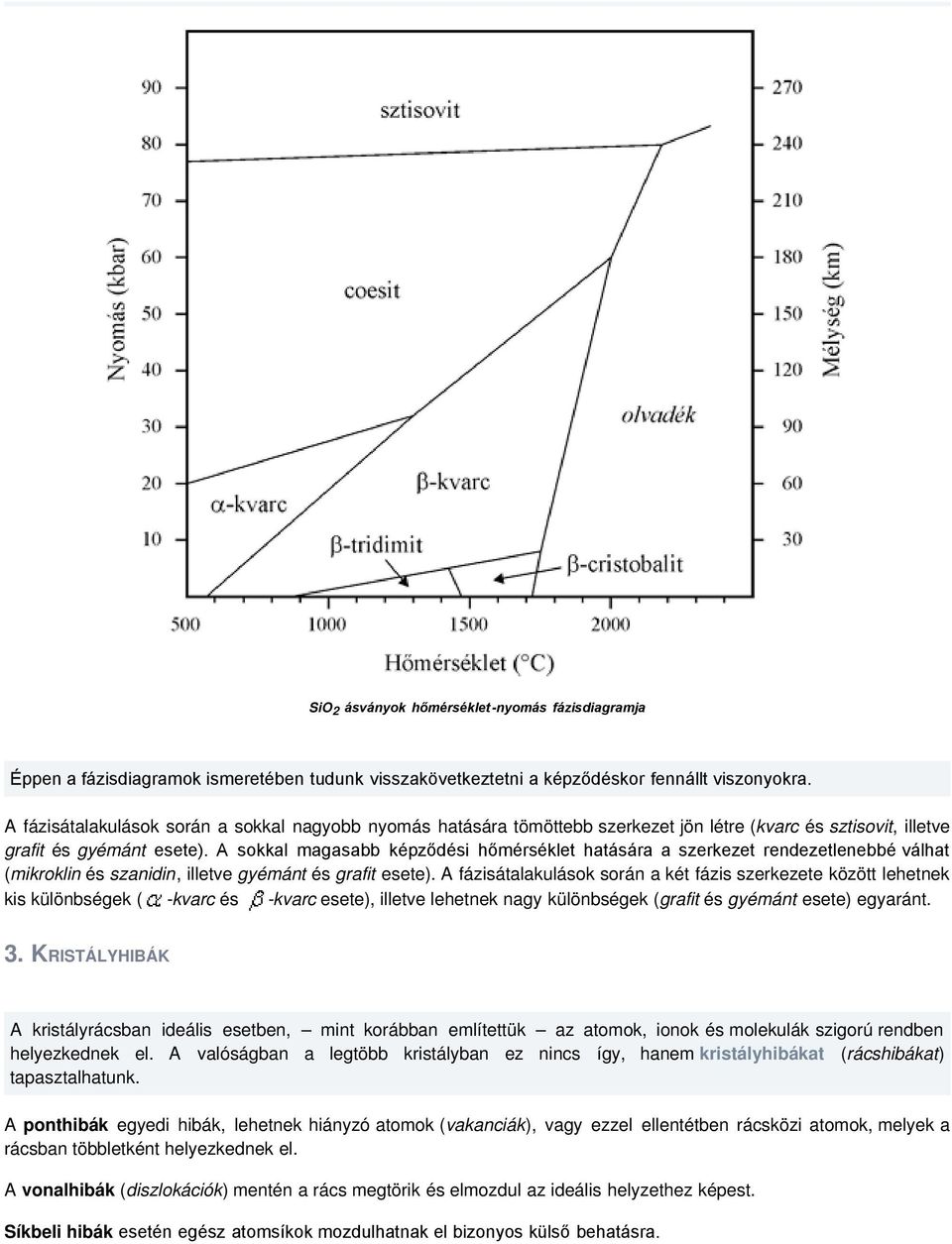 A sokkal magasabb képződési hőmérséklet hatására a szerkezet rendezetlenebbé válhat (mikroklin és szanidin, illetve gyémánt és grafit esete).