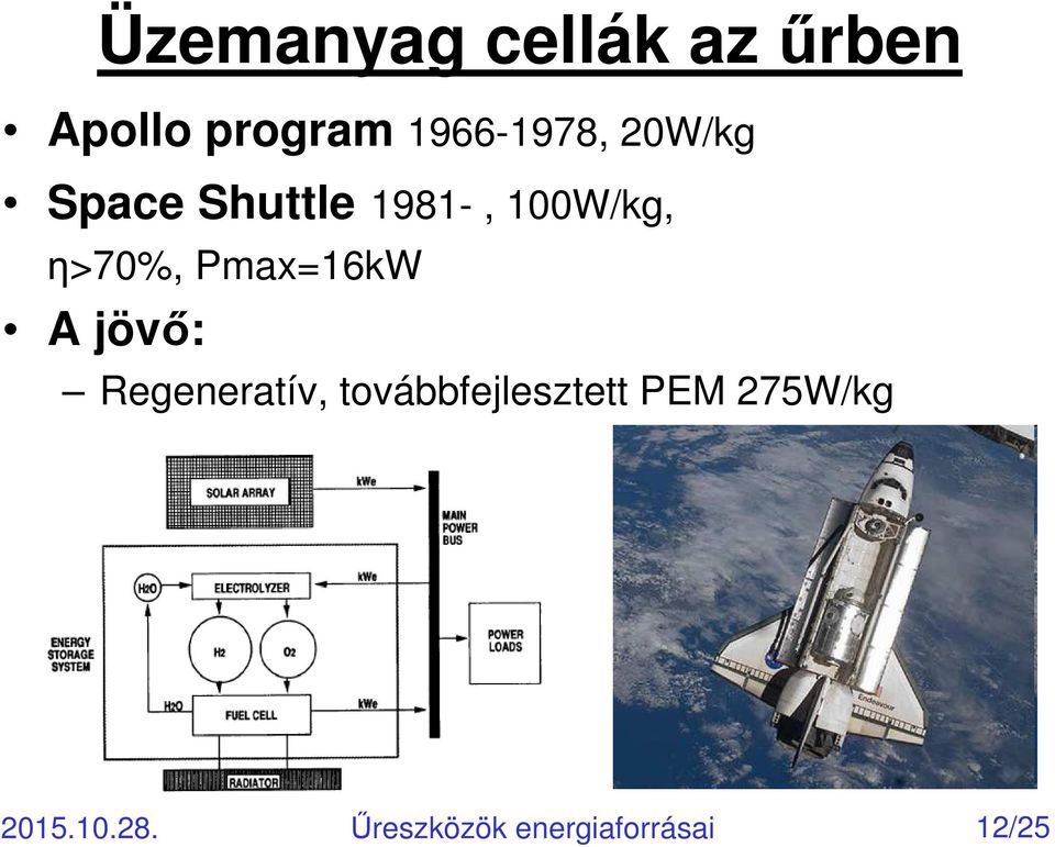 η>70%, Pmax=16kW A jövı: Regeneratív,