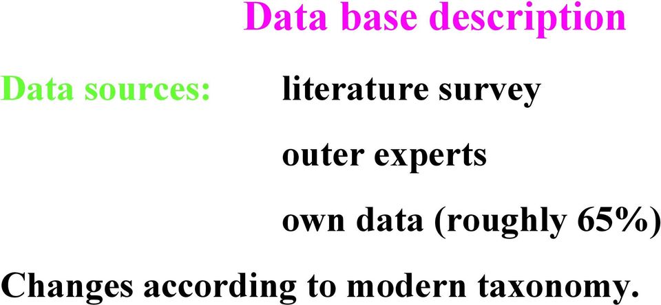 outer experts own data (roughly