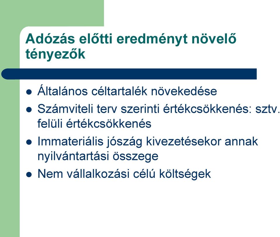 értékcsökkenés: sztv.