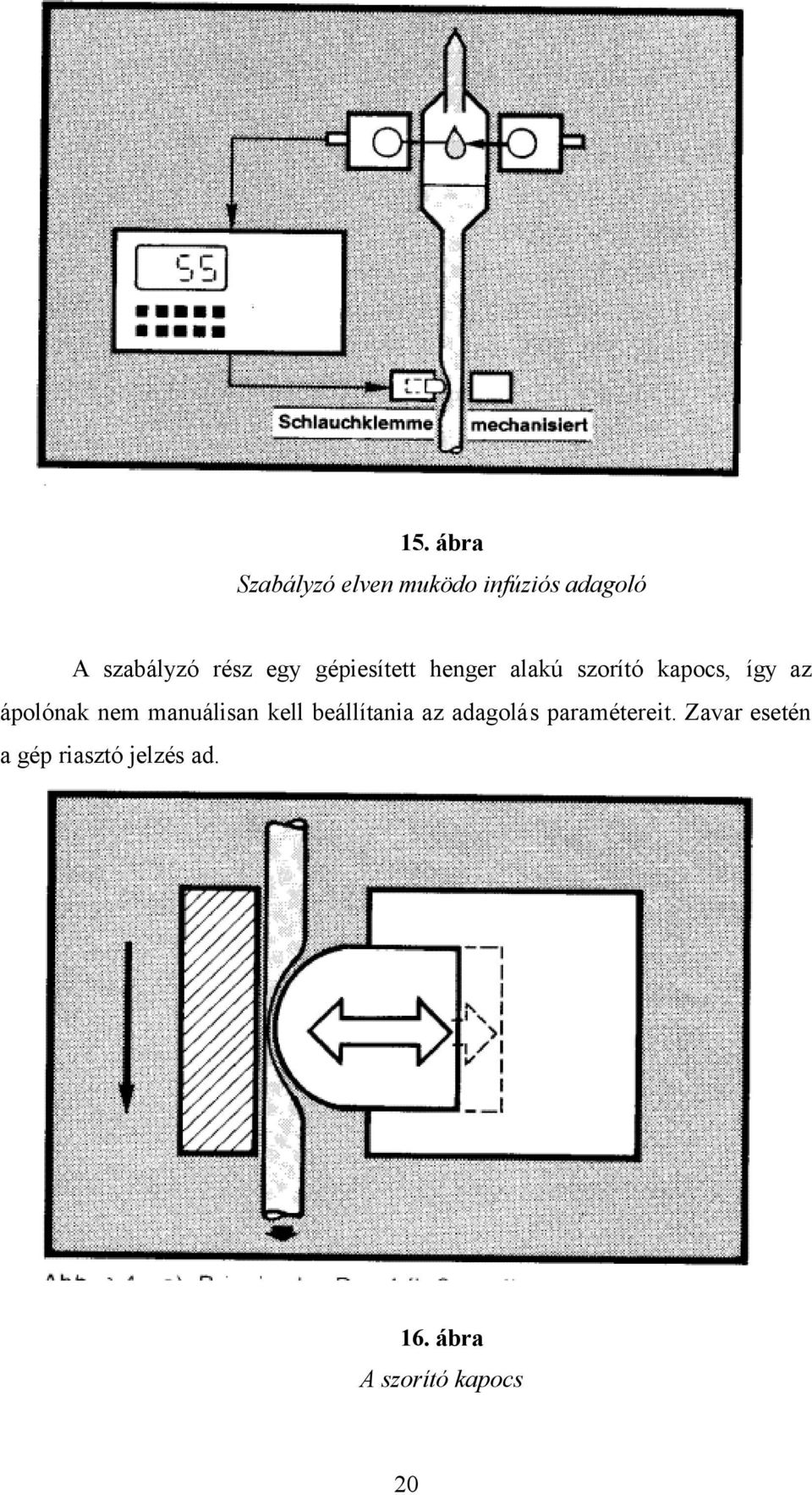 ápolónak nem manuálisan kell beállítania az adagolás