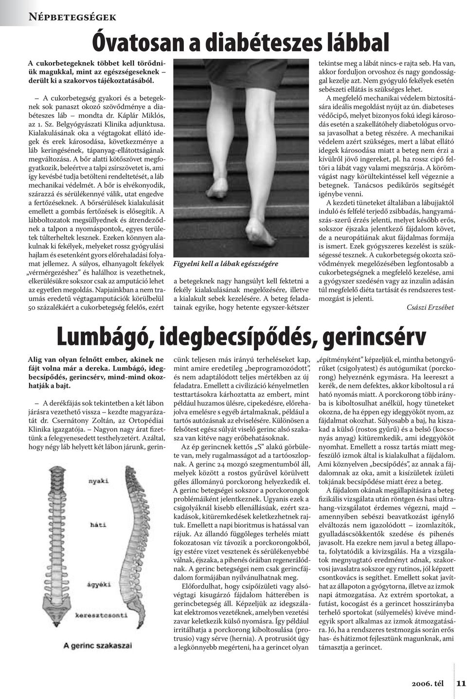 Kialakulásának oka a végtagokat ellátó idegek és erek károsodása, következménye a láb keringésének, tápanyag-ellátottságának megváltozása.