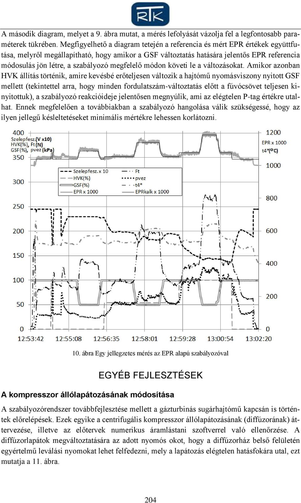 megfelelő módon követi le a változásokat.