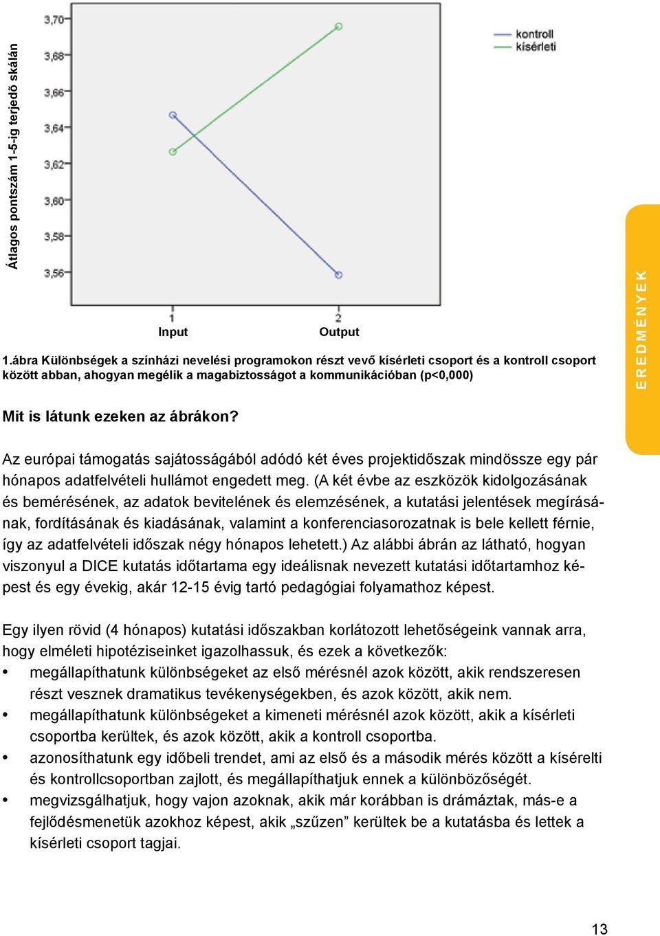 ábrákon? Az európai támogatás sajátosságából adódó két éves projektidőszak mindössze egy pár hónapos adatfelvételi hullámot engedett meg.