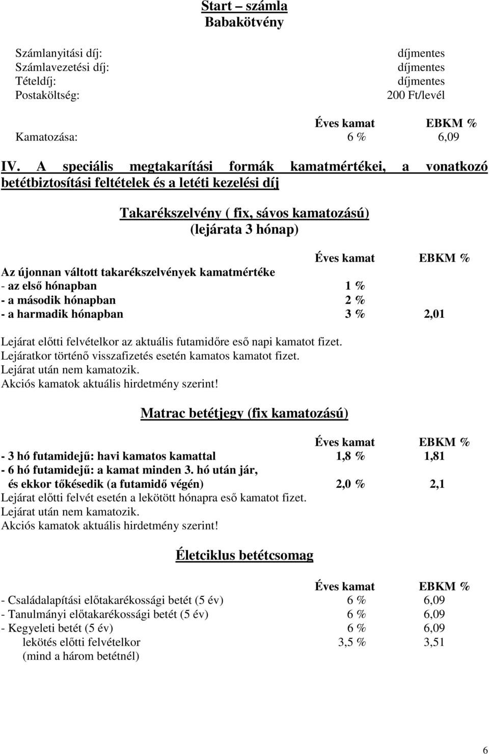 takarékszelvények kamatmértéke - az elsı hónapban 1 % - a második hónapban 2 % - a harmadik hónapban 3 % 2,01 Lejárat elıtti felvételkor az aktuális futamidıre esı napi kamatot fizet.