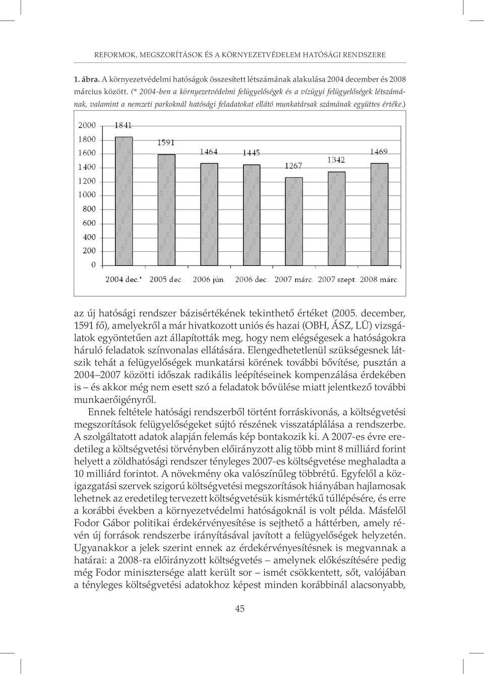 ) az új hatósági rendszer bázisértékének tekinthetõ értéket (2005.