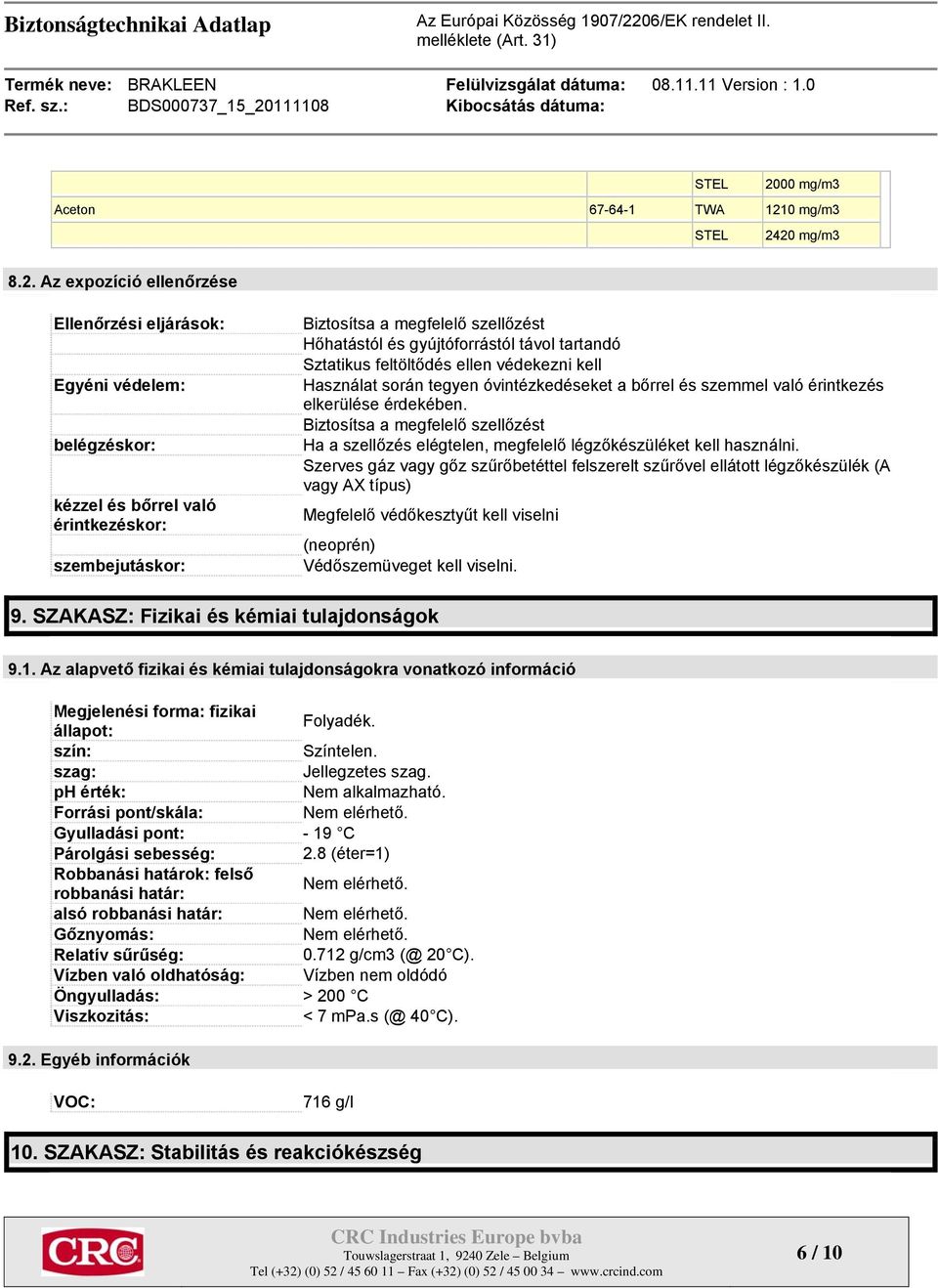 0 mg/m3 STEL 24