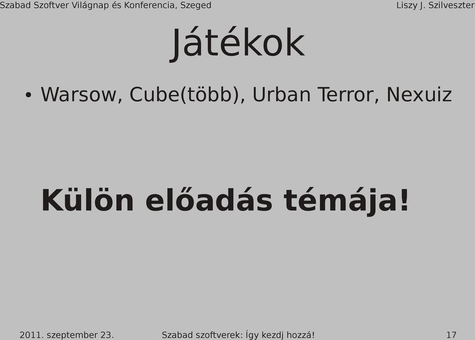 Terror, Nexuiz