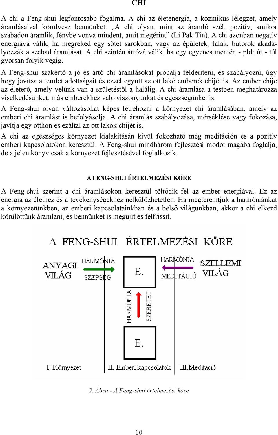 A chi azonban negatív energiává válik, ha megreked egy sötét sarokban, vagy az épületek, falak, bútorok akadályozzák a szabad áramlását.