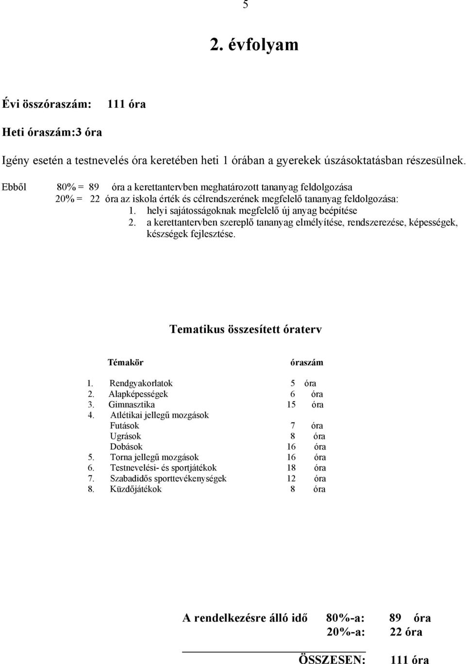 helyi sajátosságoknak megfelelő új anyag beépítése 2. a kerettantervben szereplő tananyag elmélyítése, rendszerezése, képességek, készségek fejlesztése.