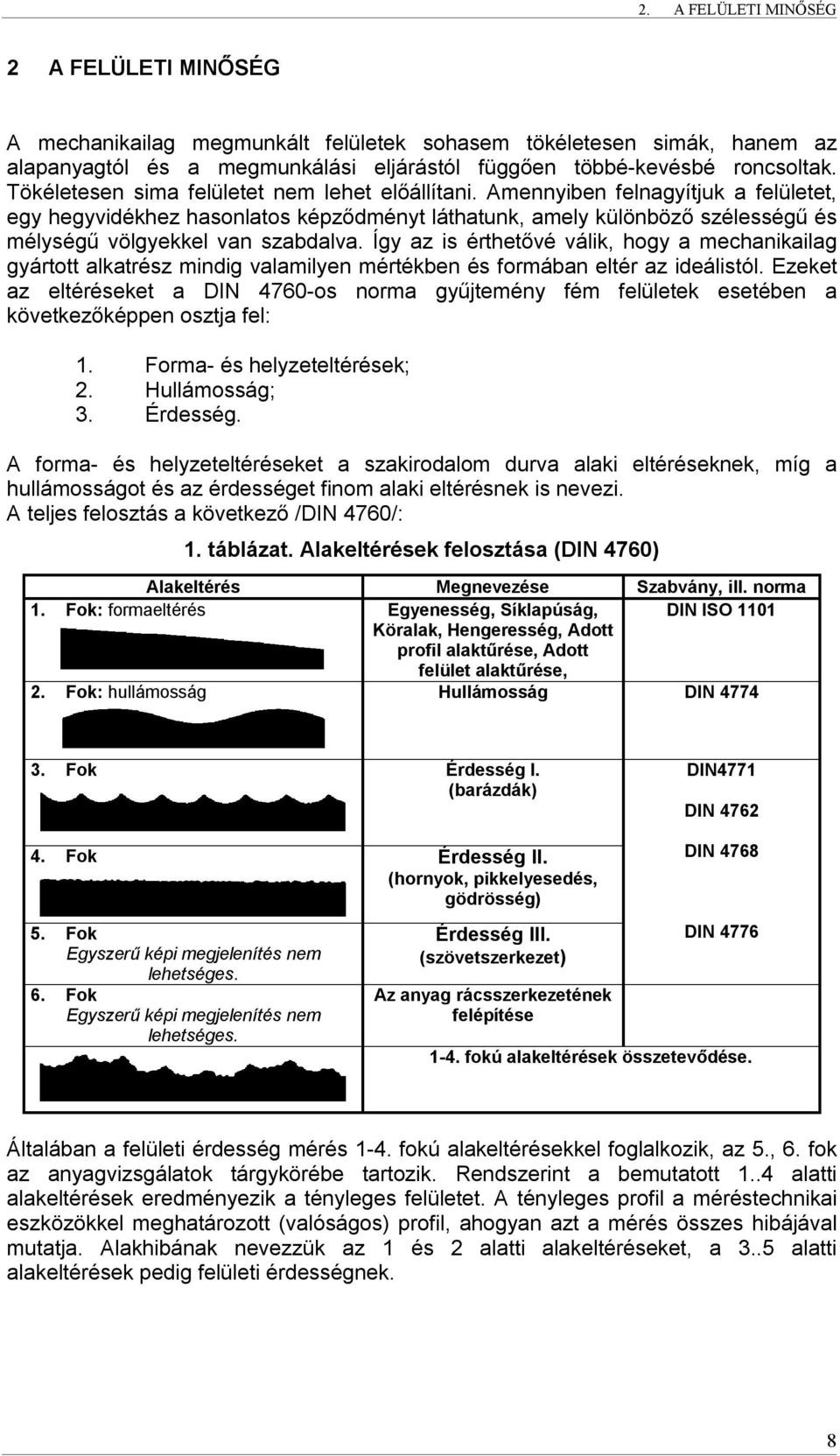 Amennyiben felnagyítjuk a felületet, egy hegyvidékhez hasonlatos képződményt láthatunk, amely különböző szélességű és mélységű völgyekkel van szabdalva.