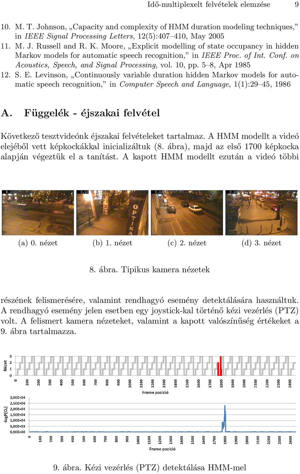 5 8, Apr 1985 12. S. E. Levinson, Continuously variable duration hidden Markov models for automatic speech recognition, in Computer Speech and Language, 1(1):29 45, 1986 A.