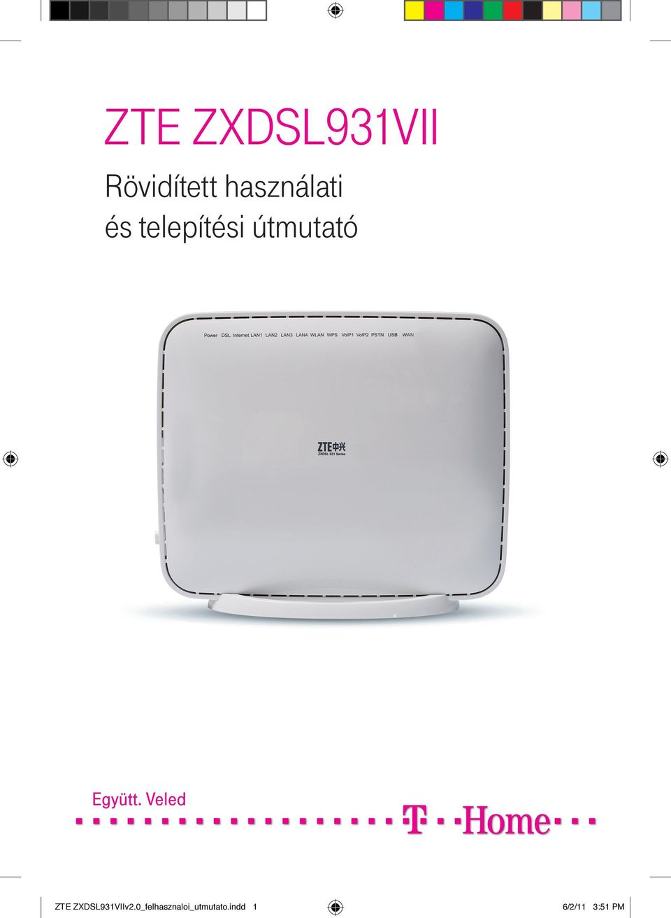 útmutató ZTE ZXDSL931VIIv2.